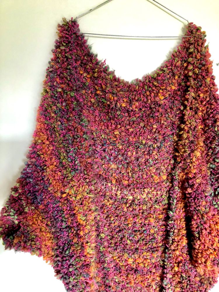 Cardigan multicolor handmade