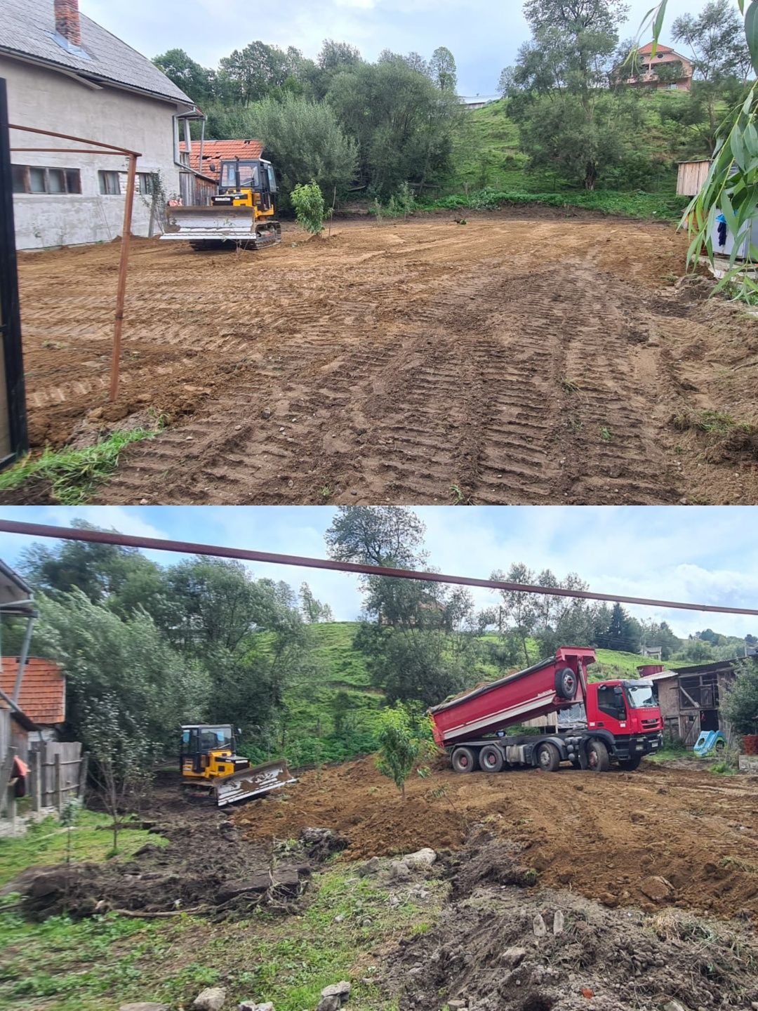 Mini excavator inchiriez prestări servici buldoexcavator buldozer