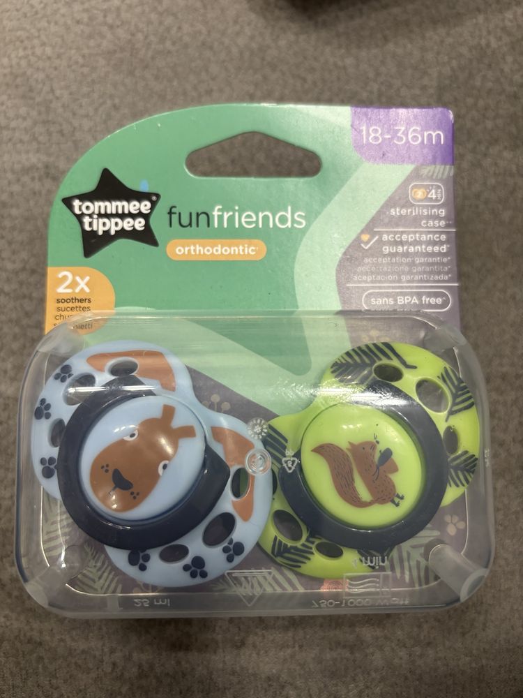 Залъгалки Tommee Tippee - 18-36 месеца fun friends