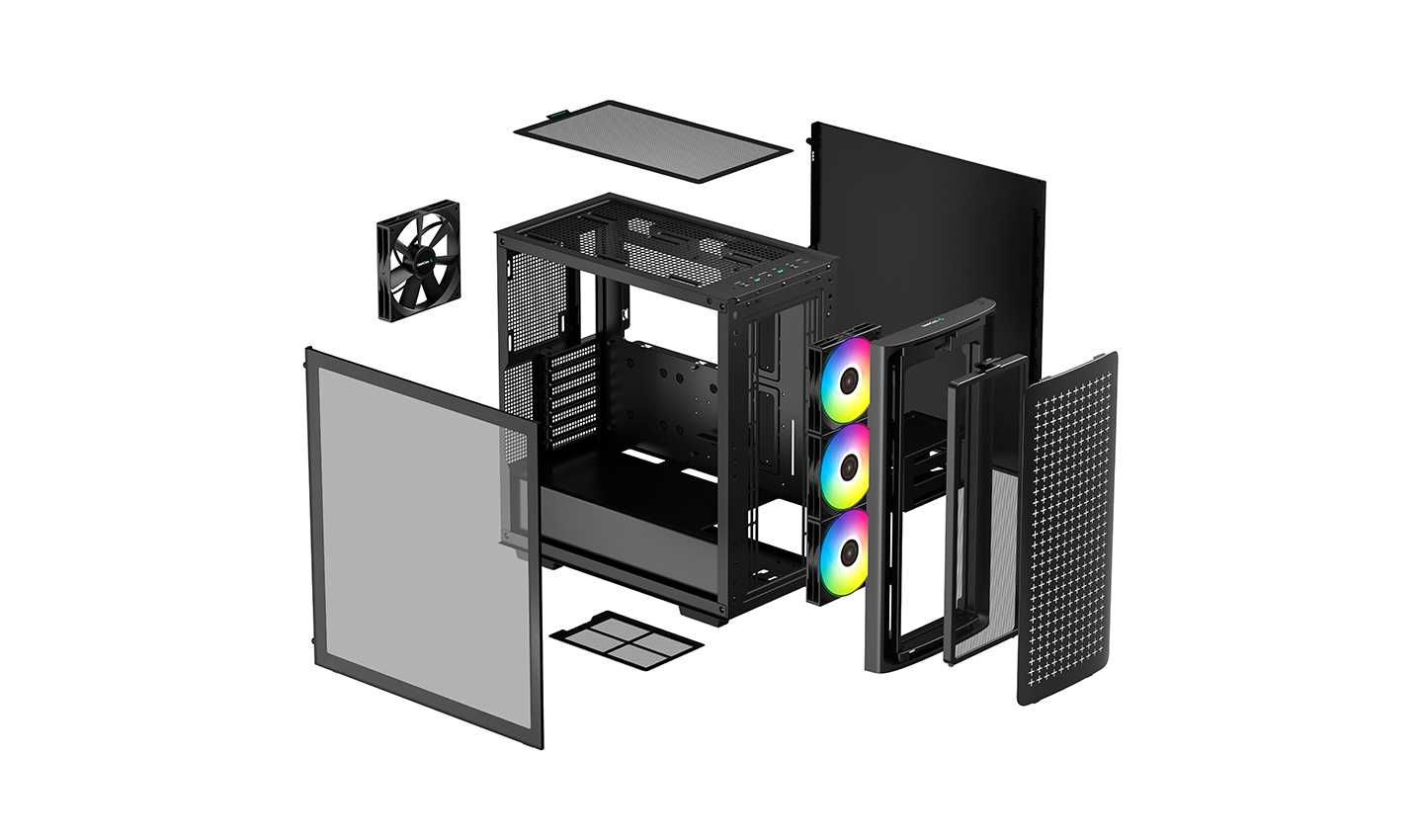 Кейс (корпус) Case Deepcool CK560/CK500, BLACK