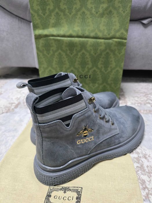 Ghete Gucci Gri ~ Marimea 43 ~ Nou