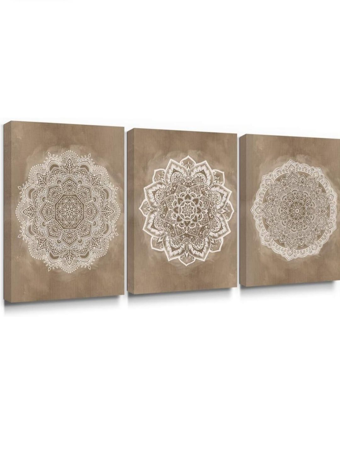 Lot 3 tablouri mandala panza canvas NOU