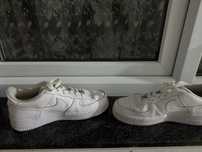 Nike force 1  albi noi