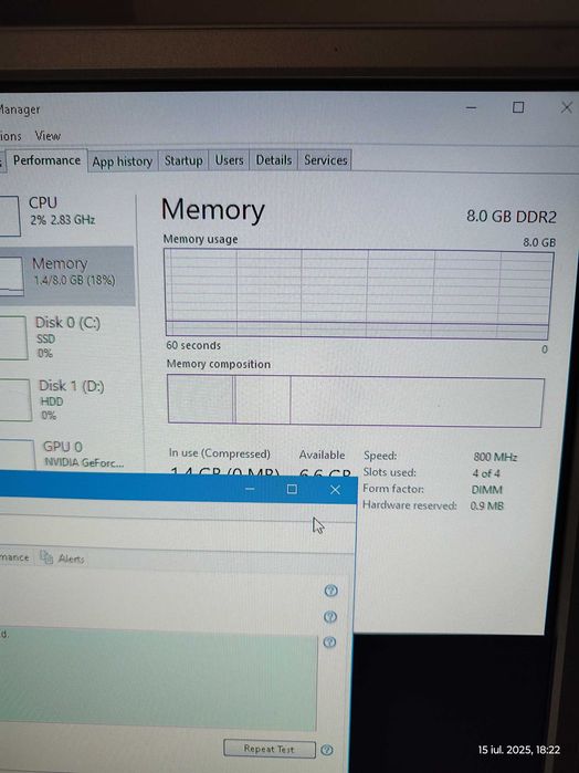 Sistem Desktop Retro Xeon E5450, 8GB RAM, GTX750, 250GB SSD