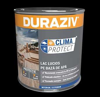 Lac lucios pe baza de apa DURAZIV CLIMA PROTECT - 20 Litri