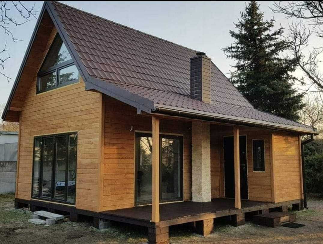 Case si Cabane A-Frame din structura de lemn de vanzare la comanda