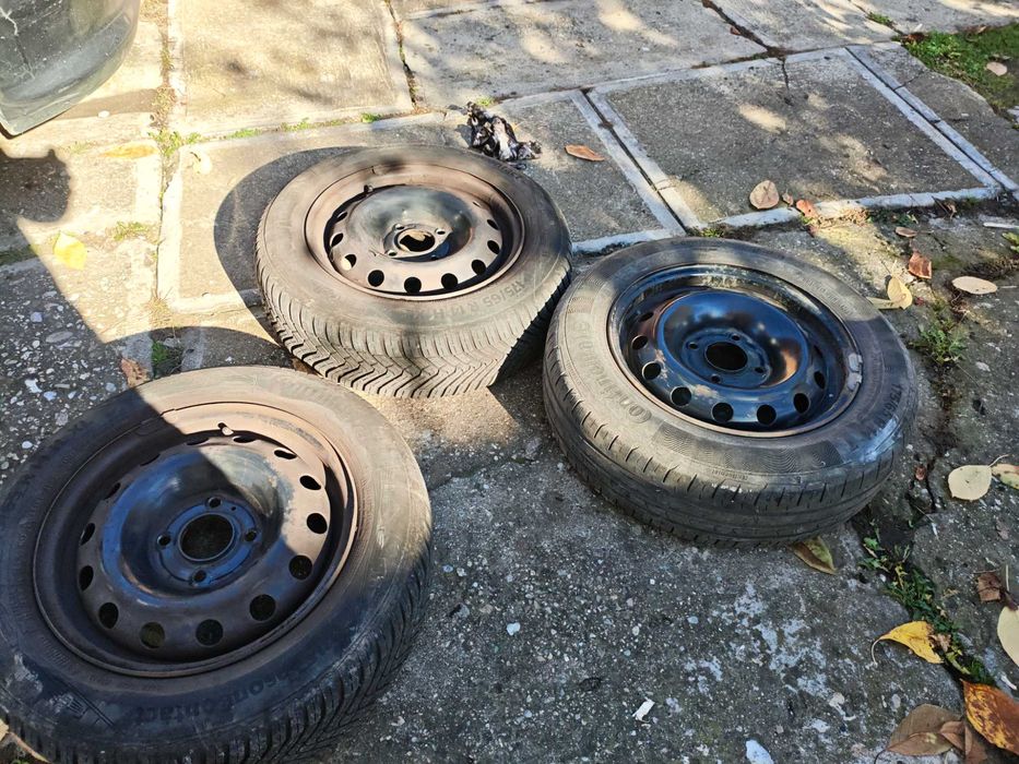 Jante tabla peugeot cu cauciucuri 175 65R14 conți ALL S dot 2021