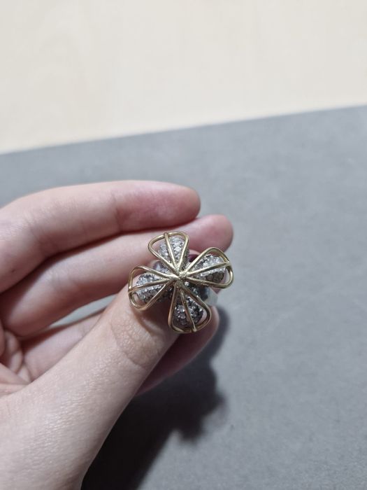 Inel aur alb cu aur galben,14k,7.7gr,mar17