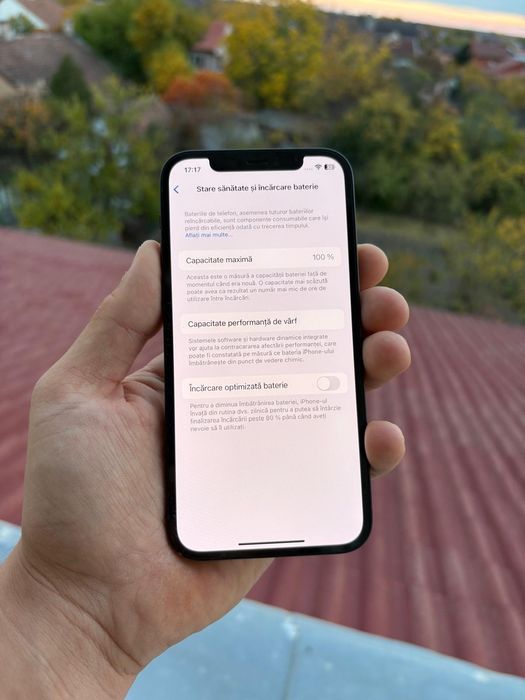 iPhone 12 Black, Memorie 64GB, Baterie 100%, iOS 26 - FRUMOS