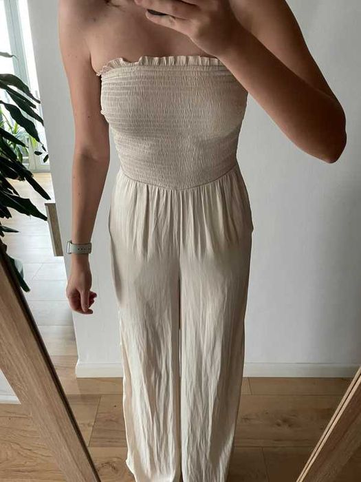 Salopetă New Yorker (Amisu), crem deschis, mărimea M