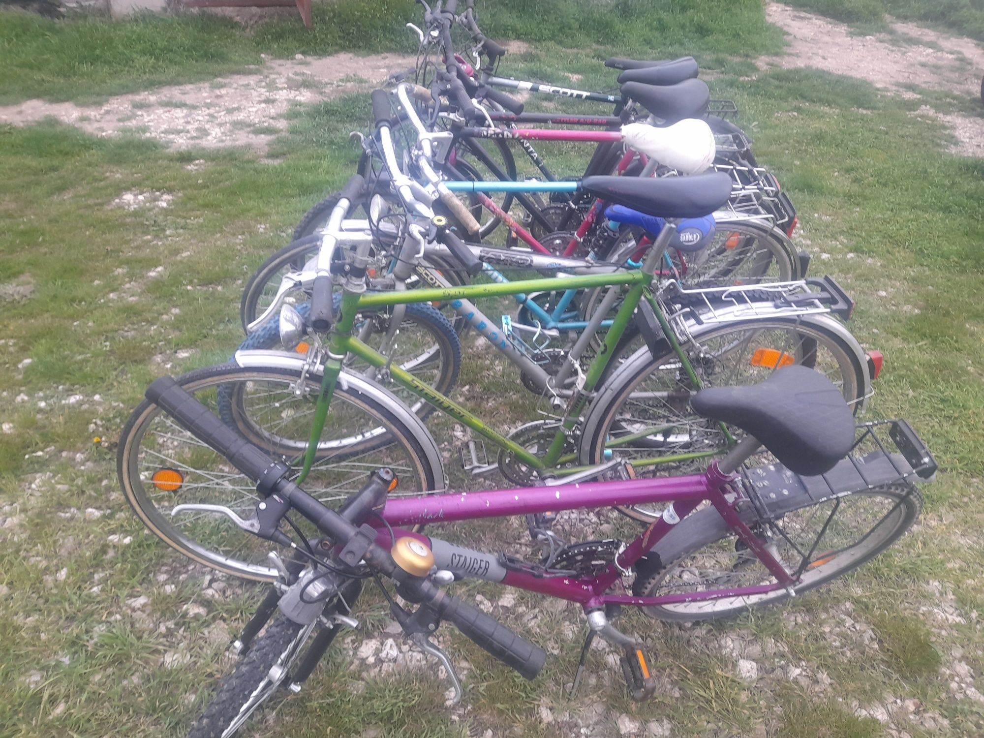 Biciclete de bărbați aduse recent din vest