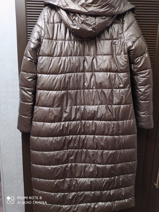 легкое стеганное пальто