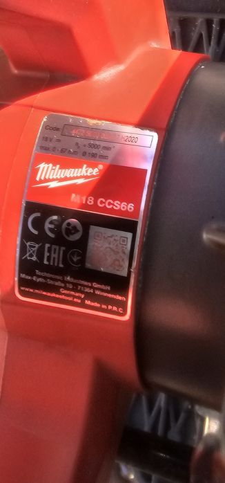 circular milwaukee m18 ccs66