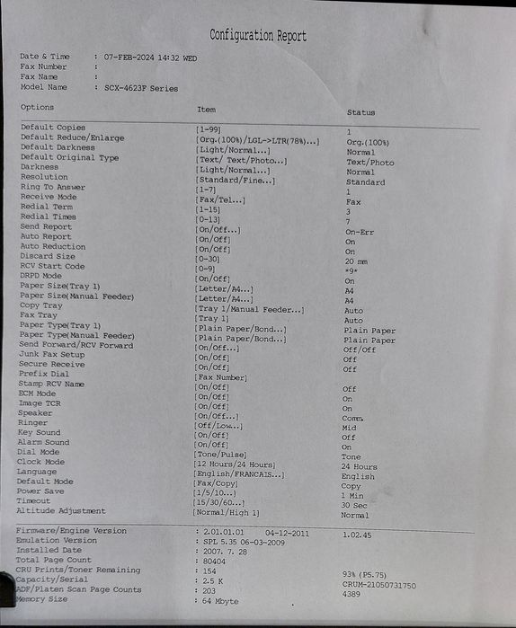 Imprimanta / scaner / fax