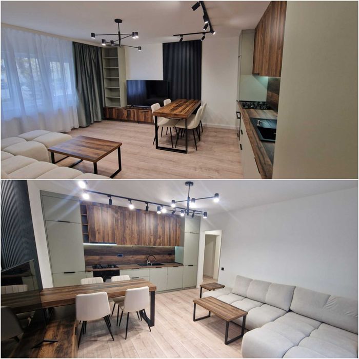 PF vănd ap. LUX 3 camere, complet renovat, semicentral, strada Năsăud