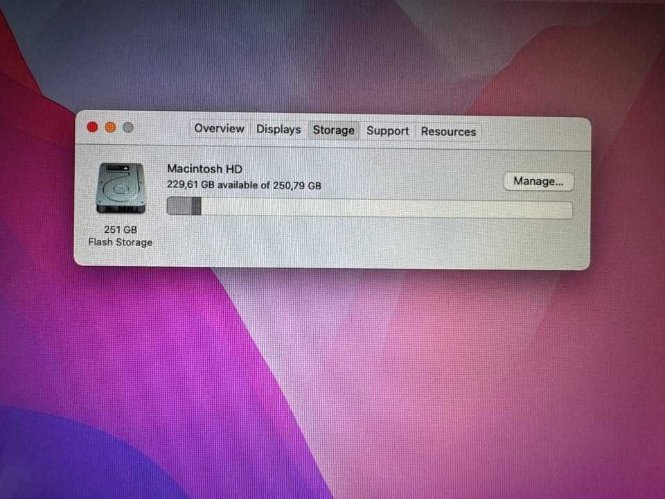 13.3'Apple MacBook Air Mid 2017 8GB RAM/256GB SSD/Intel i5