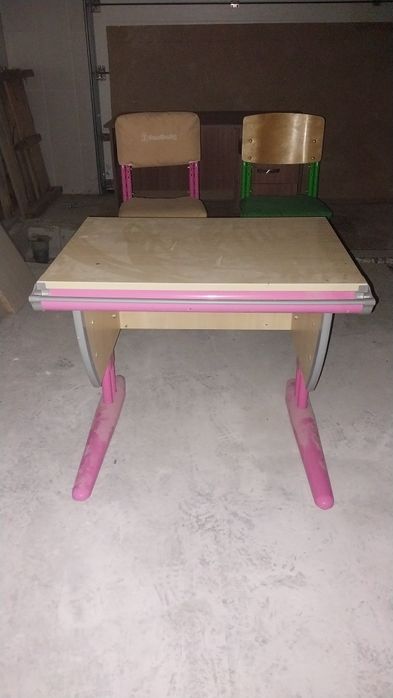 Растущий стол и стул