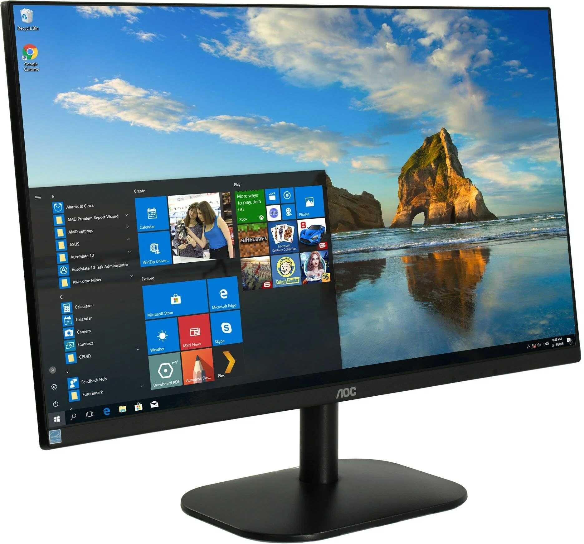 монитор AOC 27B2H 27" FHD IPS 75Hz