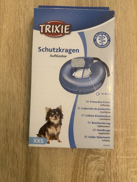 Guler de protecție gonflabil pentru câini, mărime S 14-18