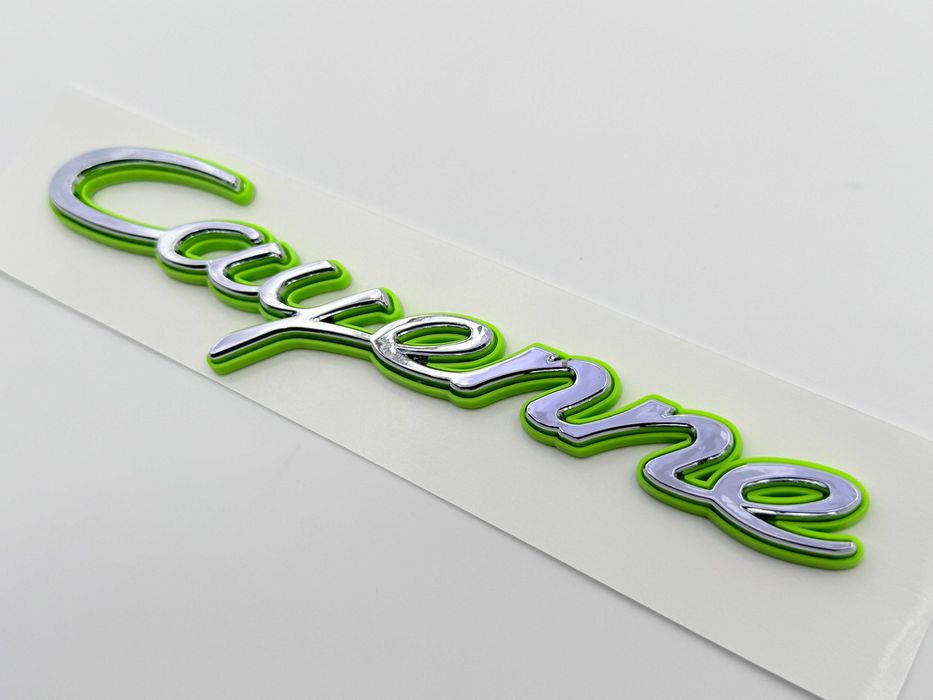 Emblema Compatibila PORSCHE Cayenne Hybrid crom