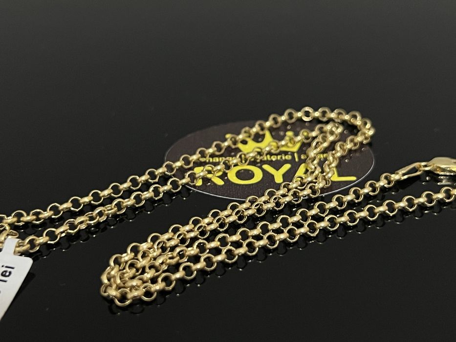Bijuteria Royal CB : Lant aur nou 14k unisex 4,02gr
