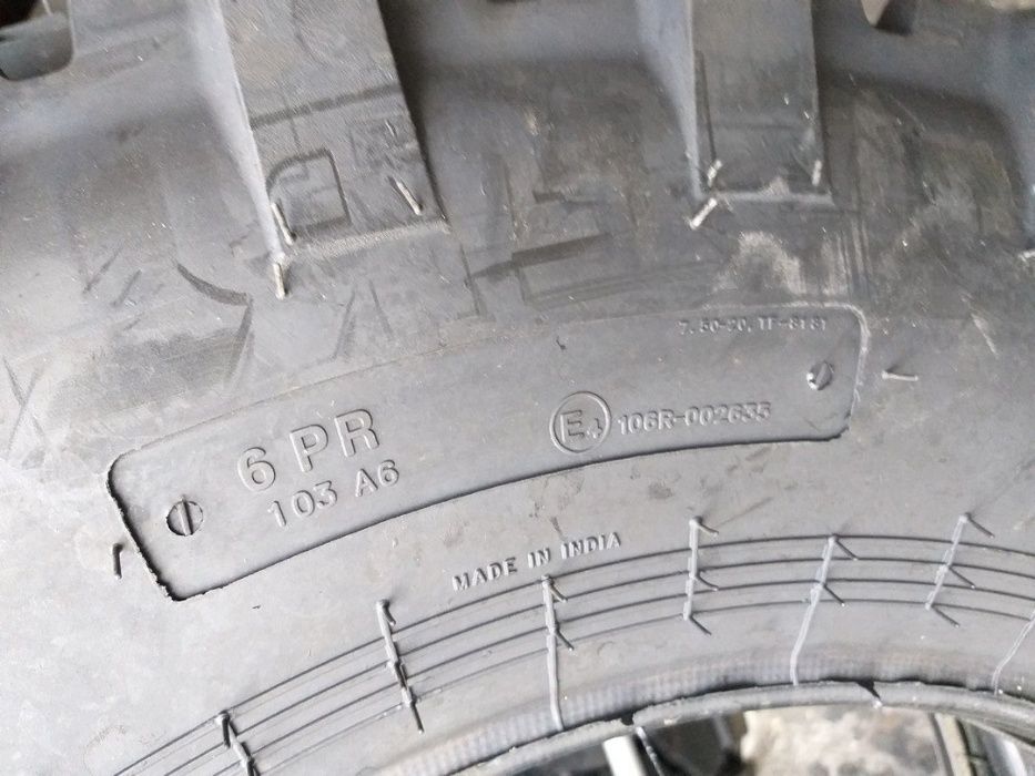 Cauciucuri noi directie u650 7.50-20 BKT anvelope tractor universal