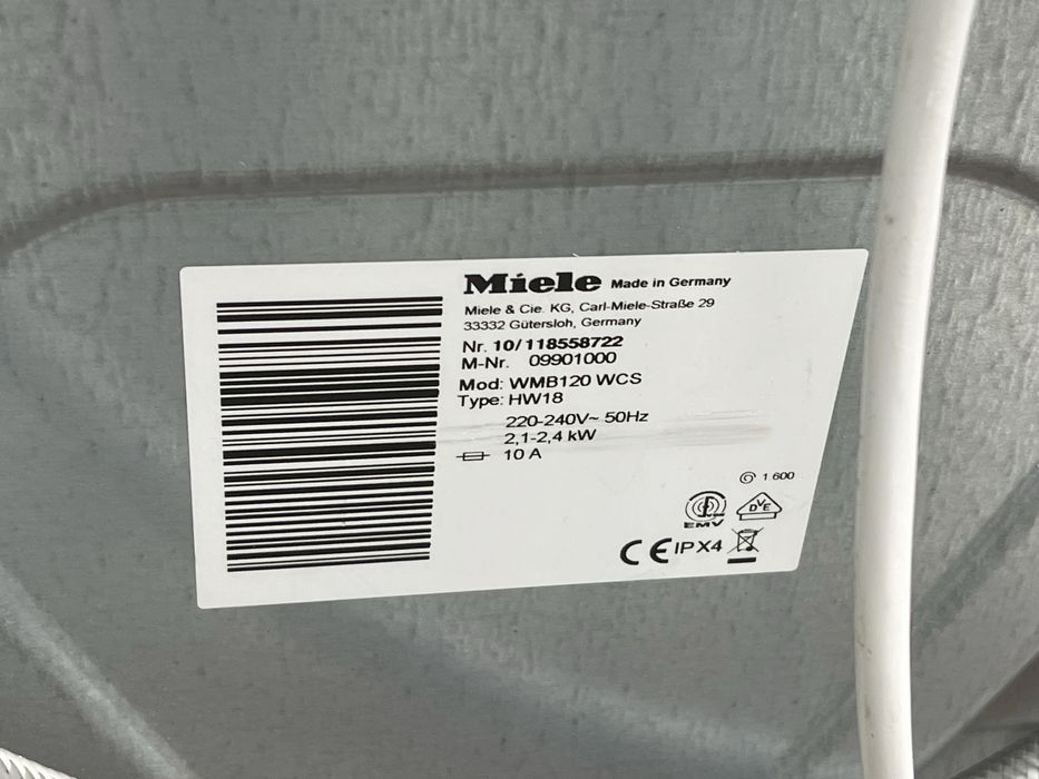 Пералня Miele W 1 - WMB120 WCS
