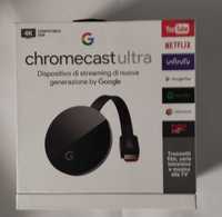 Google Chromecast Ultra, 4k, Negru