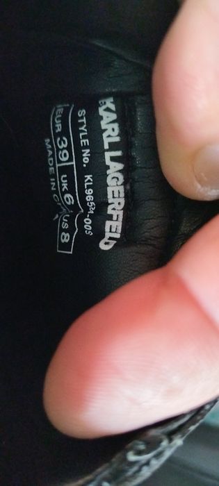 Pantofi adidași papuci dama Karl Lagerfeld Piele nr 39 stare foarte ok