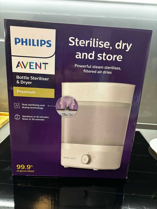 Sterilizator si uscator de biberoane Philips Avent 2 in 1 SCF293/00