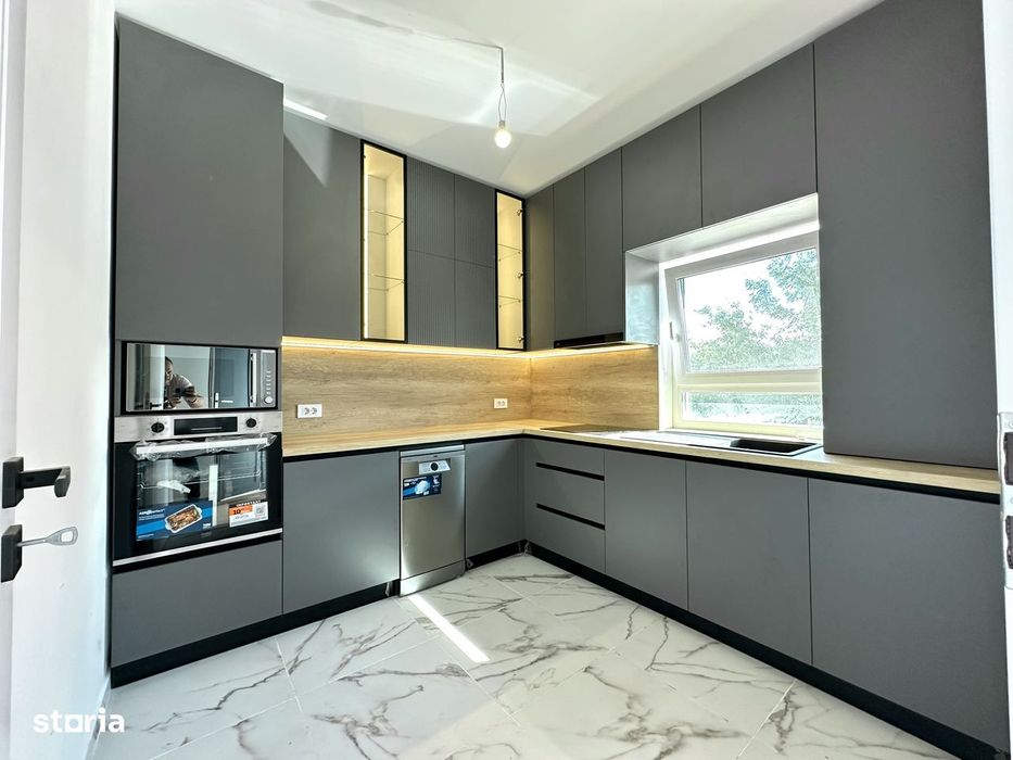 Finalizata! Casa 3 camere D 2 bai 86mp zona Bucium Visan