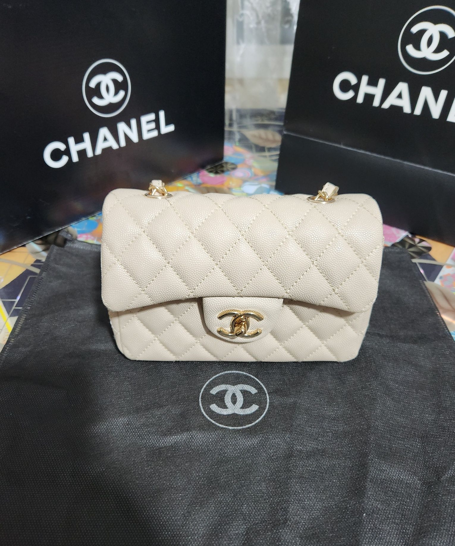 Дамска чанта chanel мини