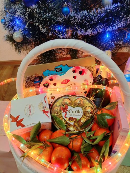 Новогодное Корзинка