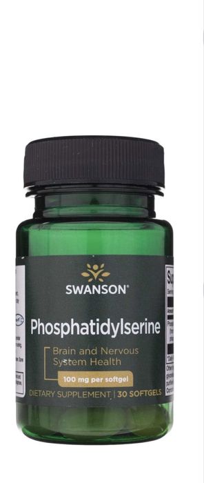 Swanson Fosfatidilserină 100 mg - 30 capsule moi