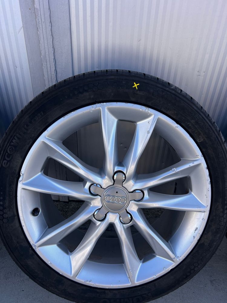 Seti Roti/Jante 17 OEM Audi + 3 Anvelope Vara 225/45/17