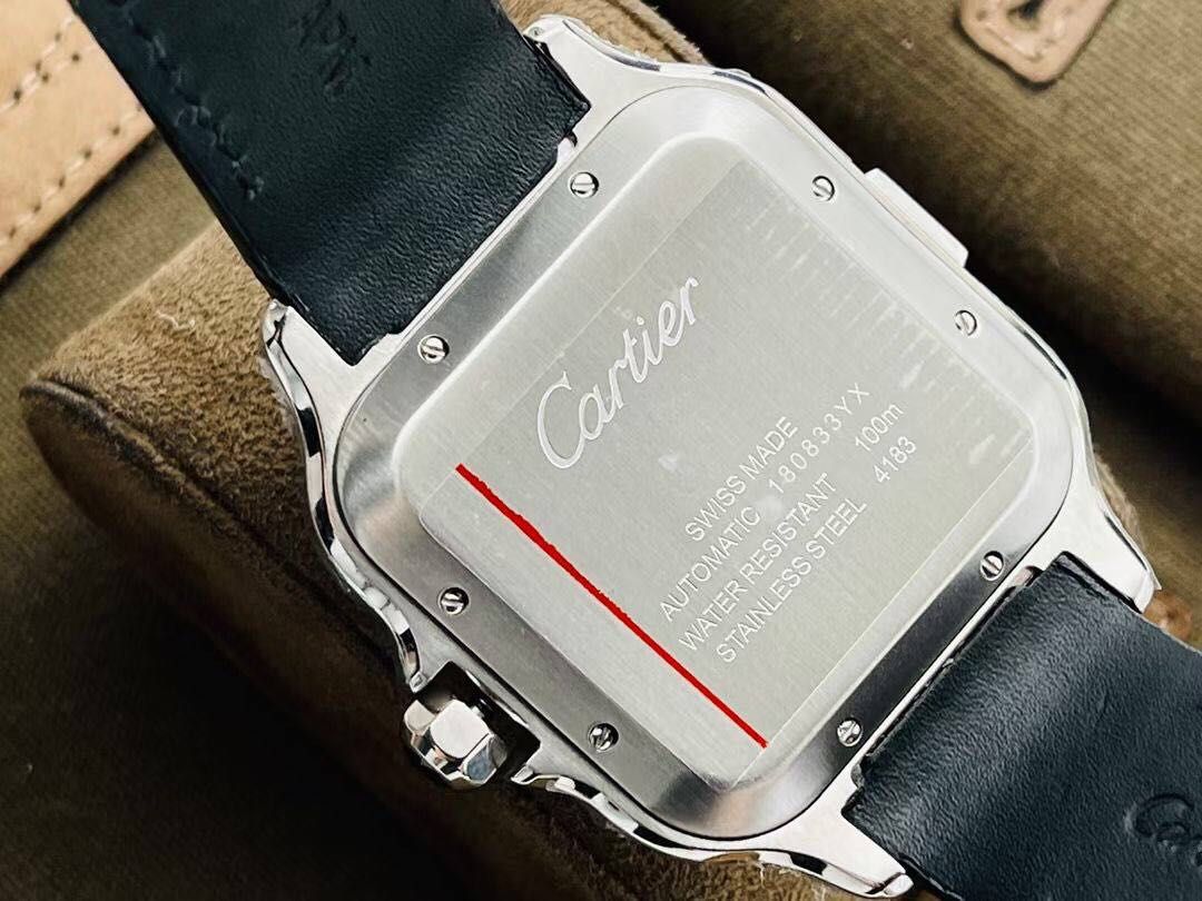 Cartier Santos 100 Alb Automatic Chrono