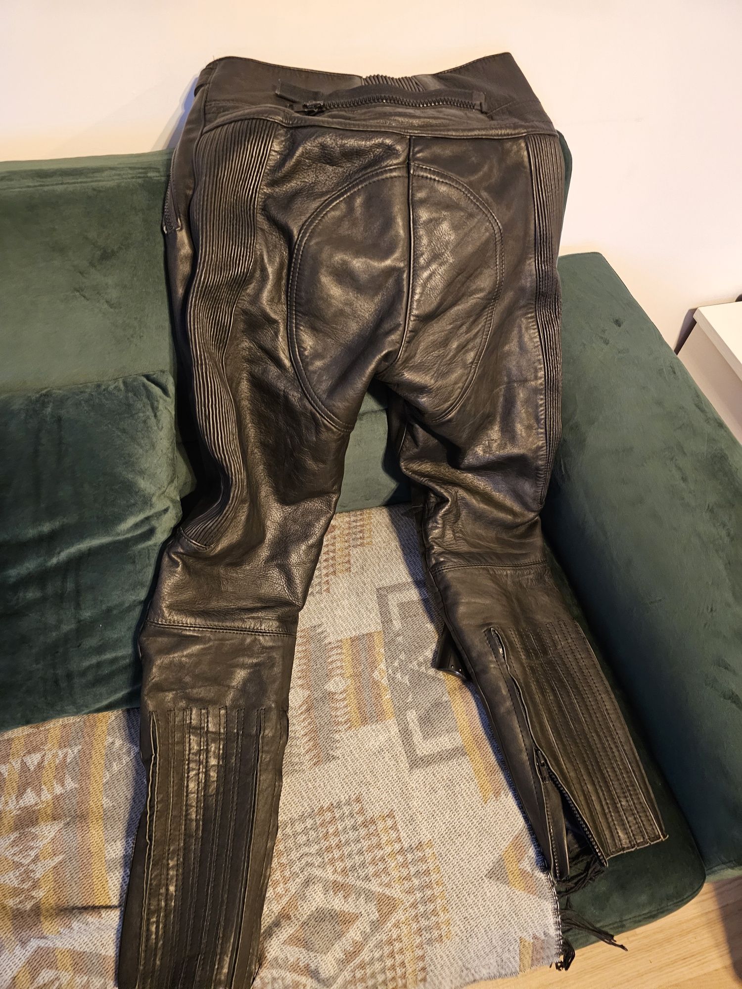 Pantalon moto piele MQP pentru femei marimea 40