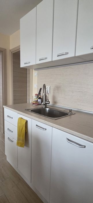 Кухня MDF бял гланц