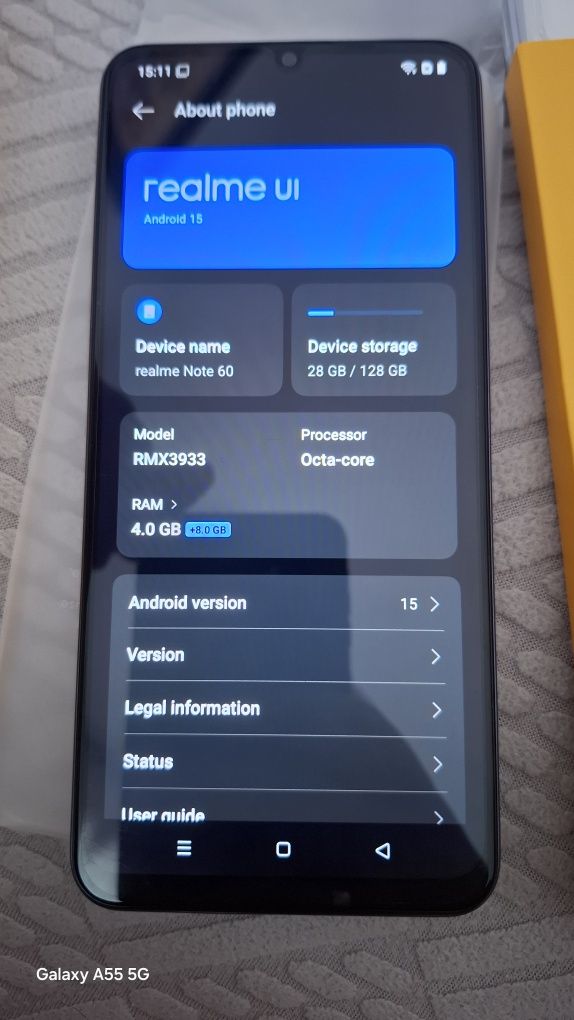 Realme Note 60 смартфон