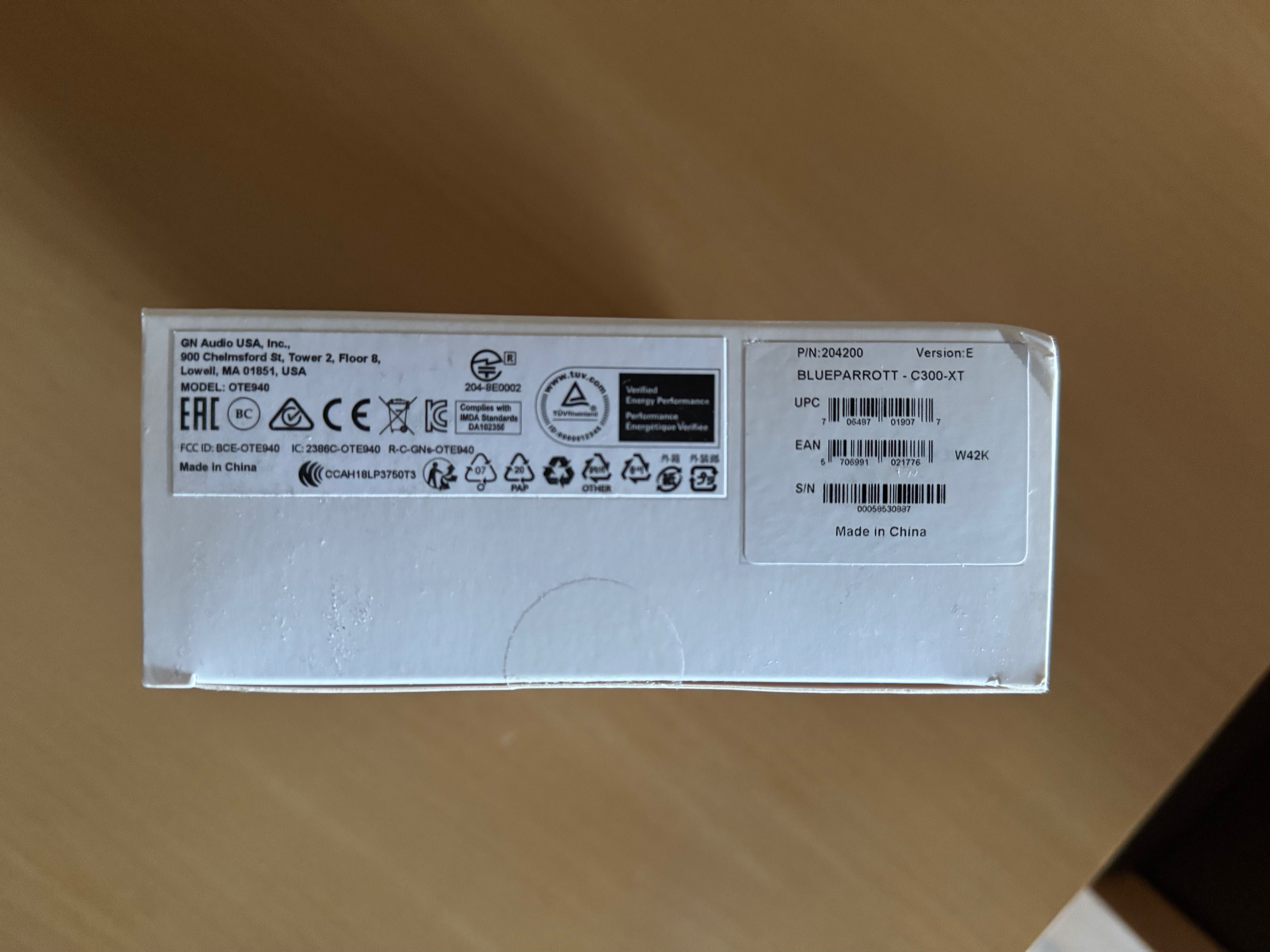 Професионална безжична слушалка BlueParrott C300-XT