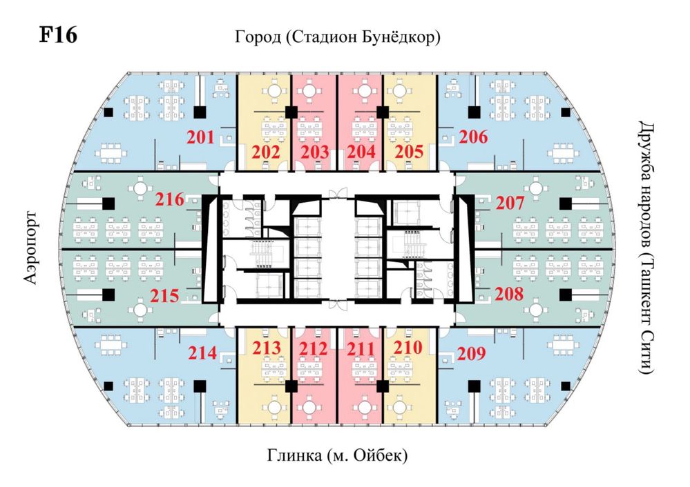 Сдаётся в аренду офис в элитном новостройке Piramit Tower ул Бабура