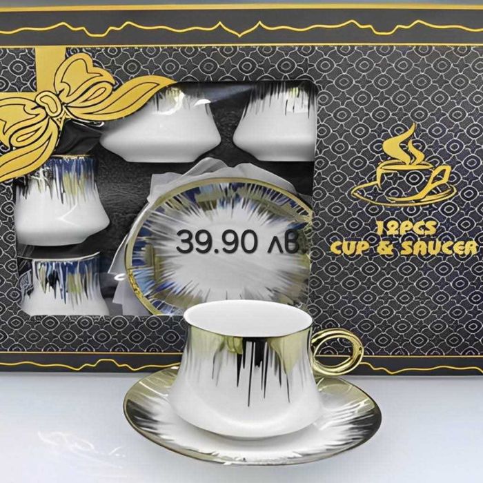 Луксозен сет  чаши за кафе