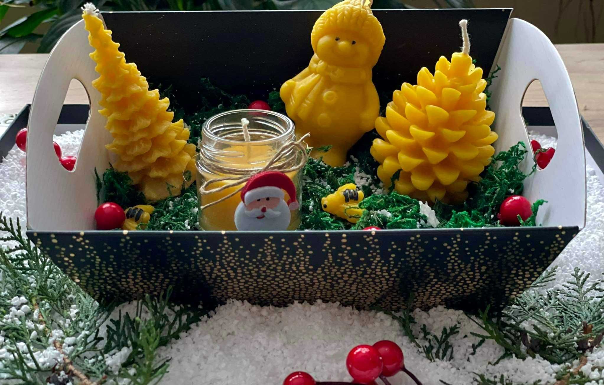 Ръчно изработени свещи от пчелен восък
