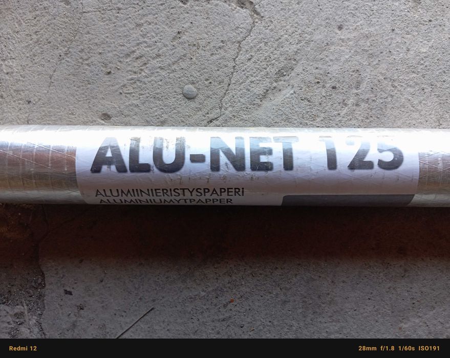 Alu-Net 125 
фольга алюминиевая на бумажной основе .