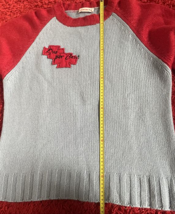 Pulover unisex One per cent 62% lana, L/XL