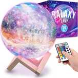 Лампа Galaxy Moon с 16 цвята с дистанционно
