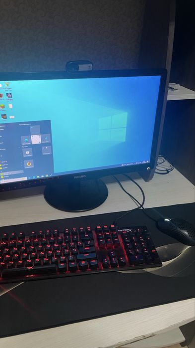 Игровой сетап полный: ПК + монитор + HyperX клавиатура и мышь!