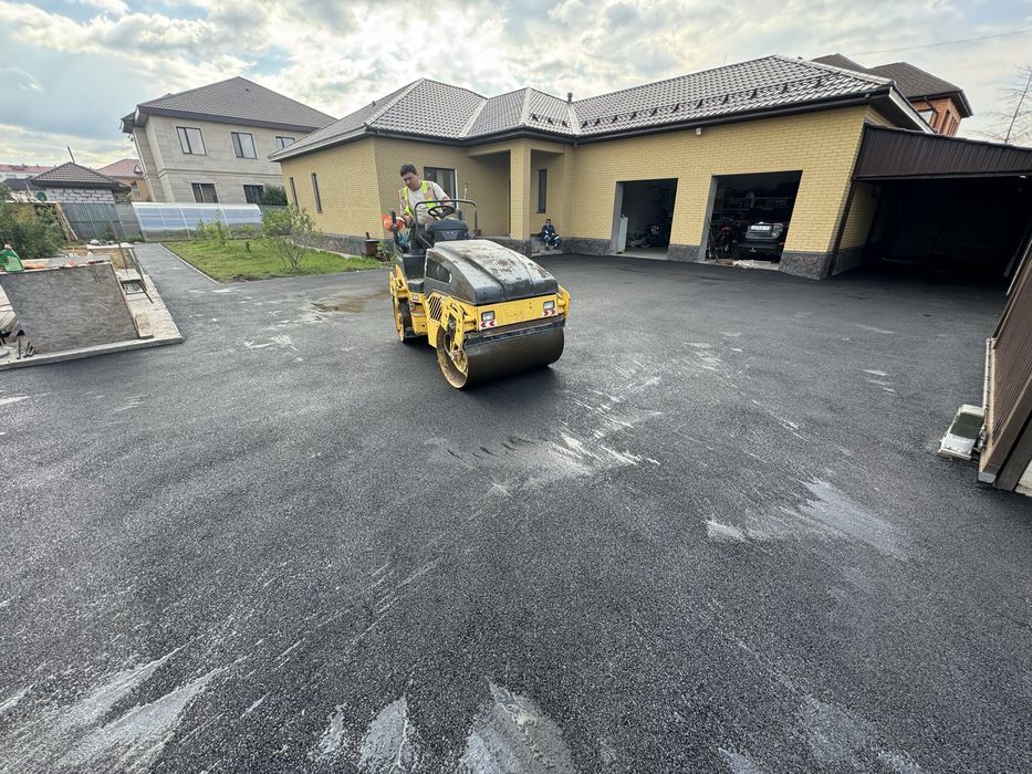 Асфальтирование дорог, дворов, площадок асфальта