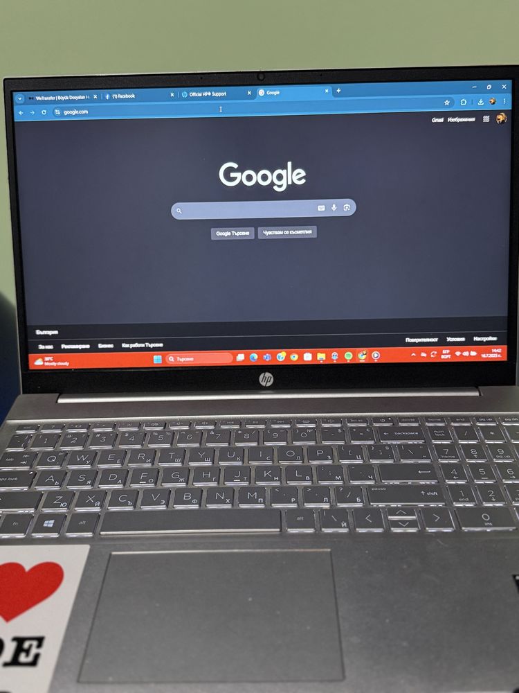 Лаптоп HP.