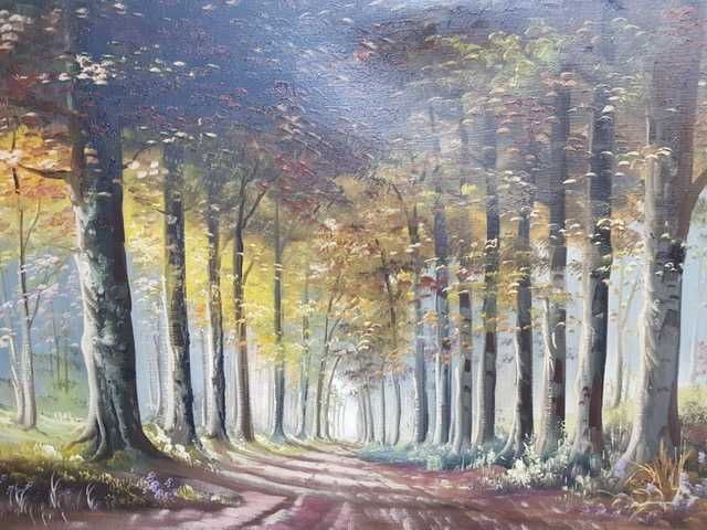 Tablou,pictura in ulei de dimensiuni foarte mari!